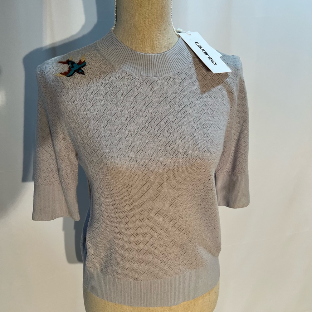 Elizabeth and James short sleeve sweater. New with tags